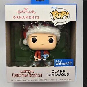 Hallmark Funko Pop! Clark Griswold Ornament - Red and Blue